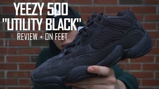 YEEZY 500 "UTILITY BLACK" REVIEW + ON FEET