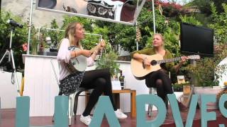 Lily and Meg at The Eden Project Harvest 2012