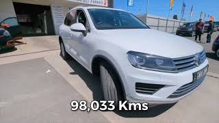 2015 Volkswagen Touareg 7P MY16 150 TDI Element White 8 Speed Automatic Wagon