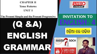 Present Simple and Progressive CHSE Odisha +2 Students English Grammar (Activity 1 to Activity 5)