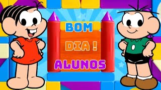 Bom dia - Boa quinta-Feira - Alunos - Fundo Animado Infantil