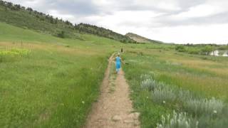 All of us walking around at Pineridge Natural Area