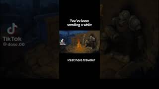 You’ve been scrolling for a while. Rest here traveler #foryou #funny #memes #gaming #watch #mrbeast