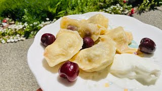 Cherry Pockets/ Вареники с Вишней