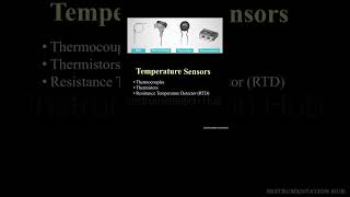 🔻Temperature Sensors    #thermocouple #thermistorsensor #thermistor #rtd #ytshorts