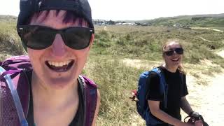 Newquay to Perranporth along the South West Coast Path. SWCP. May 2019