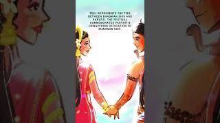 Teej #indianfestival #culture #teej #trending #facts #youtubeshorts #shivparvati #bliss #monsoon