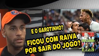 NEYMAR FALA SOBRE O GAROTINHO QUE INVADIU O CAMPO E POR TER SIDO SUBSTITUIDO?