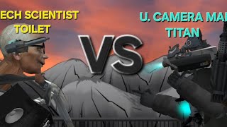 MECH SCIENTIST TOILET VS TITAN CAMERAMAN | EPIC BATTLE