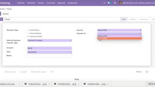 Internal Payment Transfer with Account to Account, Account to Journal, And Journal to Account