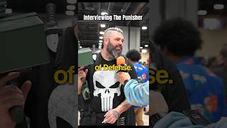 Interviewing a PUNISHER COSPLAYER #cosplayer #punisher