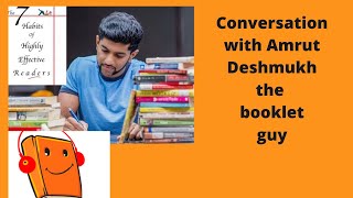 Mission to make India read - meet the booklet guy Amrut Deshmukh @CafeRainyDays (2022)