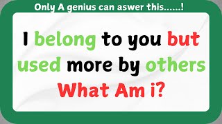 Only a genius can answer these 25 mind blowing Riddles in 10 sec | riddle quiz challenge |