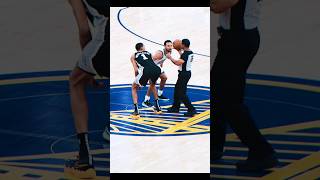 Steph vs Wemby jumpball 🤣#shorts