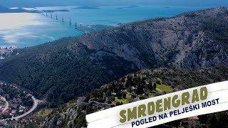 pogled na Pelješki most / Smrdengrad / Klek / Srednjovjekovni Stećci