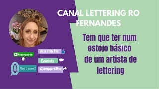 O que tem que ter num estojo básico de um artista de lettering