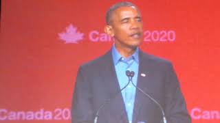 Obama in Toronto 2017