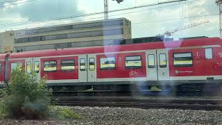 Einfahrt Stuttgart HBF aus Richtung Feuerbach mit dem RE90 aus Würzburg