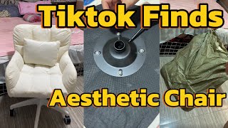 TIKTOK FINDS Aesthetic Computer, Office, Makeup Chair - Tiktok Made me Buy This