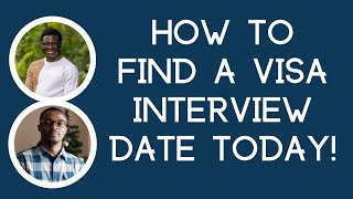 What should I do when there are no visa interview dates? F1  Visa real talk