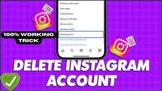 How to Delete Instagram Account Permanently (Quick & Easy)  Delete instagram account(New Update)2024