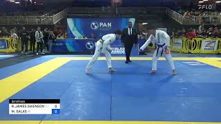 2023 Pan Semifinals- MAXIMILIANO SALAS vs RHONIN JAMES SWENSON  Jiu Jitsu IBJJF Championship