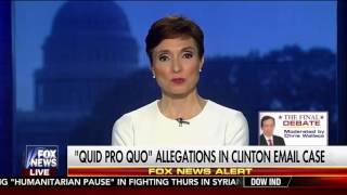 Fox News reports on FBI "Quid Pro Quo" with State Dept., 10-17-16