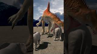 Prehistoric Clash Spinosaurus Vs Elephant Face off!