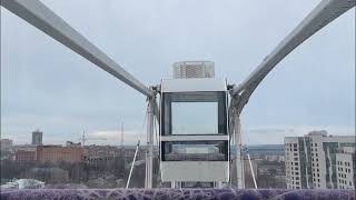 american w| FEAR of heights rides ferris wheel // kirov russia