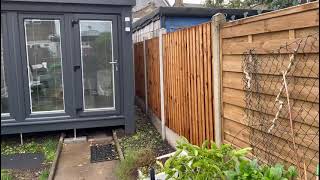 Video 1 of 2: Chris From Well Decked Out Installs Decking Around A Booths Garden Studio