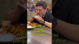 Ella estará a dieta, yo no 🙄 #burger #comedia #humor #fit #fat