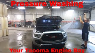 How To Wash Your 2016-2020 3rd Gen Toyota Tacoma Engine Bay