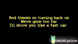 Taio Cruz - Fast Car [Official Lyrics Video | HD/HQ]