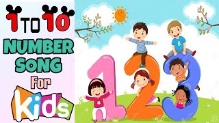 Counting 😍 1 to 10 Number Song 🎵 Let's Learn the Numbers