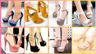 Gorgeous And Stylish Block High Heel Shoes