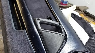 Fiberglass resin door panel