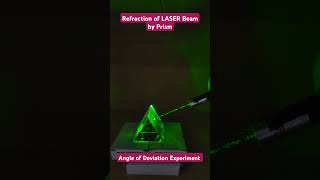 Prism & LASER Beam Experiment #scienceexperiment #physics #optics