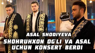 ASAL SHODIYEVA O'GLI BILAN SHOHRUHXONNI KONSERTIDA. SHOU BIZNES