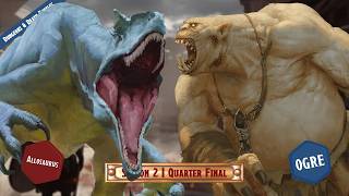 Allosaurus vs Ogre | Dungeons & Death Battles Season 2 Combat