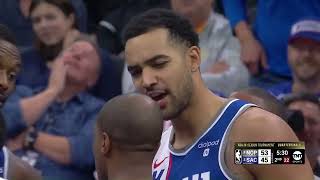 Trey Lyles gets a technical foul for punching Jonas Valančiūnas! NBA 2023-2024 Season