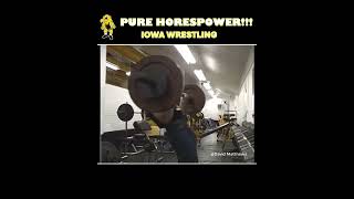 🦅🦅🦅 Iowa Wrestling D1 WEIGHT LIFTING PROGRAM Pt. 13 #shorts #ufc #iowa #wrestling #mma #d1 #lifting