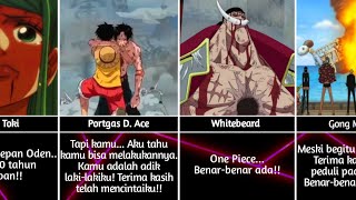 Kata-Kata Terakhir Karakter One Piece