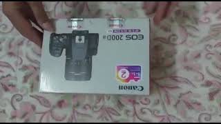 UNBOXING CANON 200D II