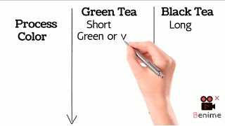 what is the Difference between Green Tea and Black Tea? green tea or black tea Mai kia faraq hai