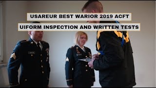 U.S. Army, Europe Best Warrior Competition (2019)| 7th Army Training, Grafenwoehr Training Area