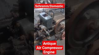 rare domestic Schramm air compressor engine