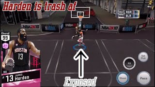 Harden gets crossed(2K18 Mobile)