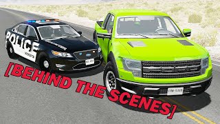 Realistic Police Chases #28 - BeamNG drive [Behind The Scenes]