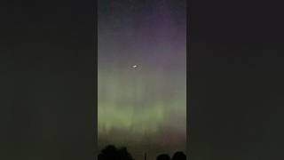 Is It Superman? Shooting Star During Northern Lights Realtime