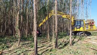 harvester komatsu pc 200f cabeçote v132e